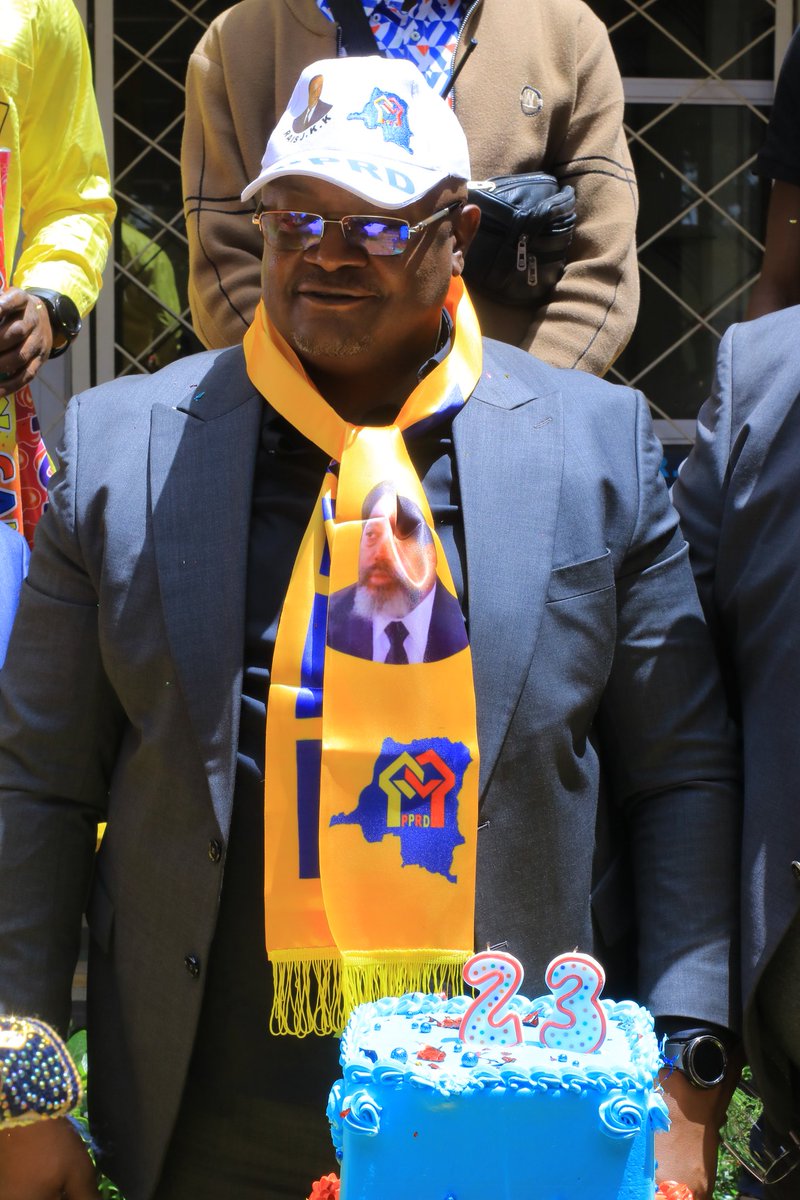 Ibandagrace's tweet image. Sous l&apos;égide du fédéral Jules MPANGA, c sam.29/03/2025, le siège provincial du PPRD Haut-Katanga a été le cadre d&apos;un double événement: la présentation du camarade Célestin #PANDE_KAPOPO, nouveau président du caucus PPRD H. Katanga, et la célébration du 23e anniversaire du #PPRD