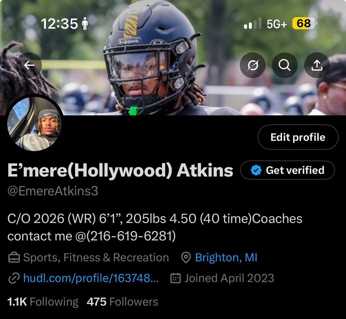 Bio is now updated as well #classof26