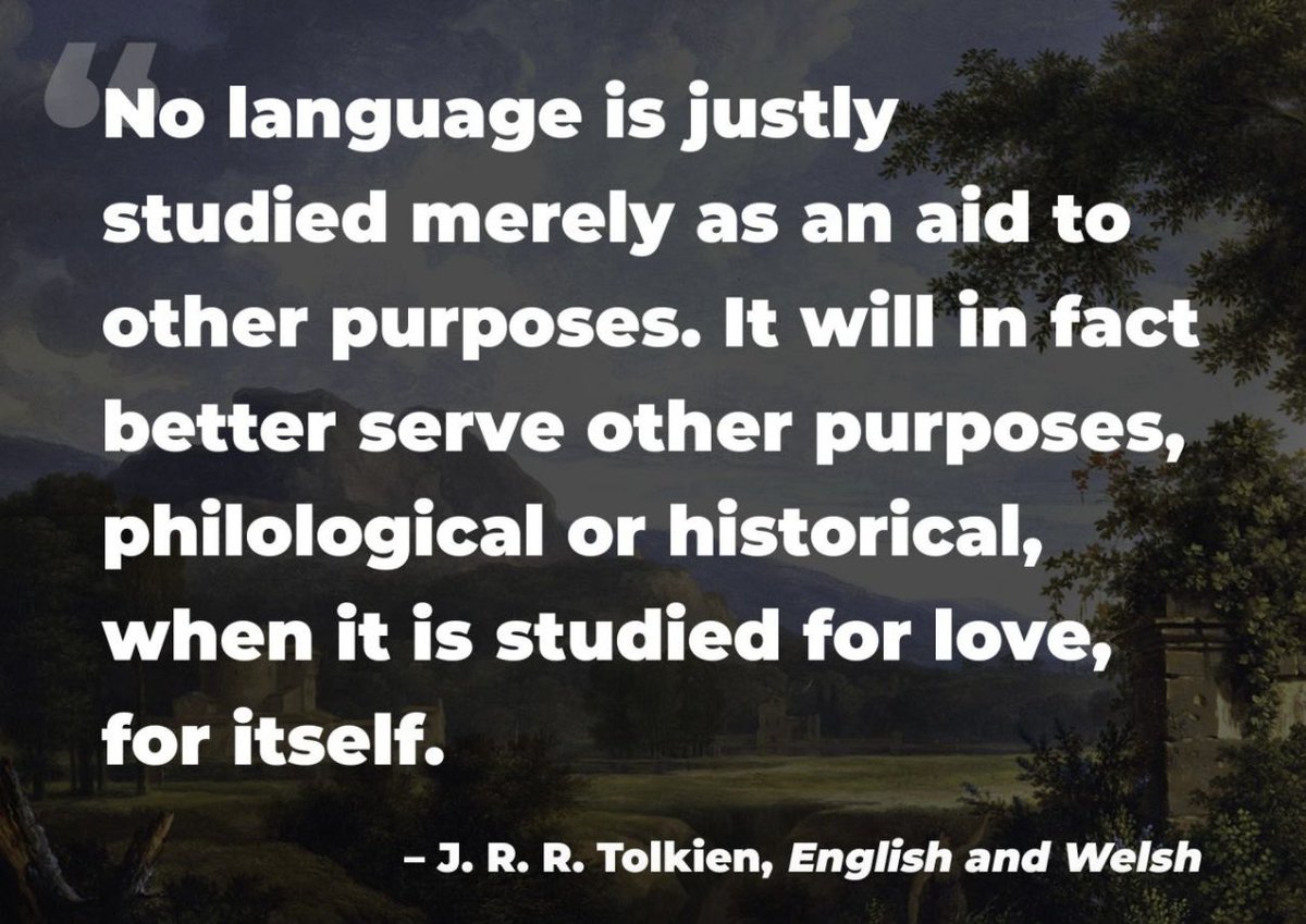 LangSvcs's tweet image. Language is a natural product of our humanity.
—John Ronald Reuel Tolkien (1892 – 1973)