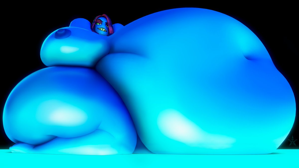 Fesh from Undertale progressively gets fatter