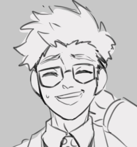 <a href="/luck_ship/">덕배</a> Aaaa thank you!!! 🥺🥺💖💗
Here's a sketch of Tonny for an upcoming art