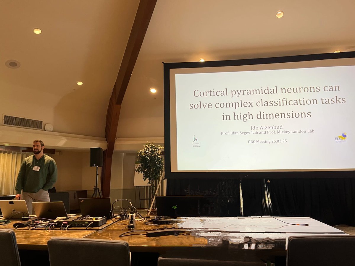 IdoAizenbud's tweet image. Just got back from the GRC Dendrites meeting in Ventura, California! I presented my research on how single neurons can implement complex nonlinear functions — amazing discussions and brilliant minds all around. #Neuroscience #GRCdendrites #ComputationalNeuroscience
