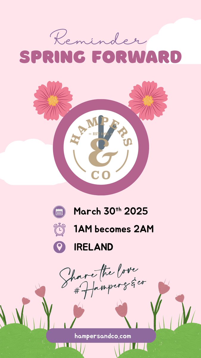 Don't forget to change the clocks tonight!! 
#springforward  #longereveningsahead