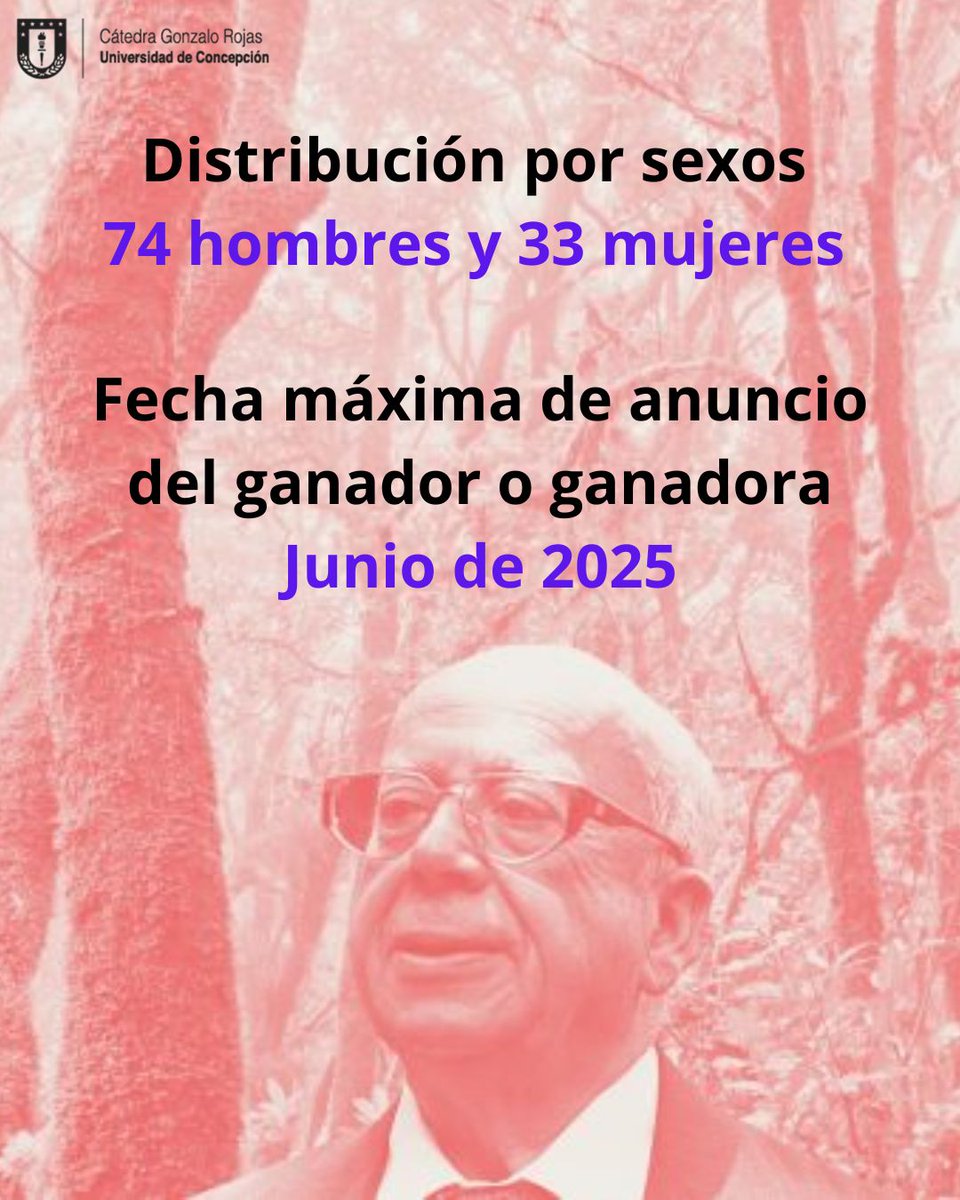 Con cifra récord de 107 postulaciones de 17 países cerró la Beca de residencia Gonzalo Rojas 2025. Los resultados: en junio próximo.