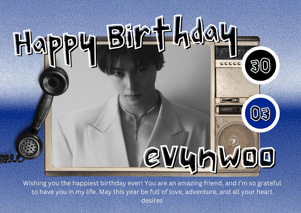 Happy Birthday, <a href="/evunwoo/">EUNWOO</a>! Like the vast ocean, your talent flows endlessly, rising higher with each wave. May this new year bring tides of success, joy, and endless possibilities. Keep sailing toward greatness, the world is yours to conquer! 🎉🎁🎂