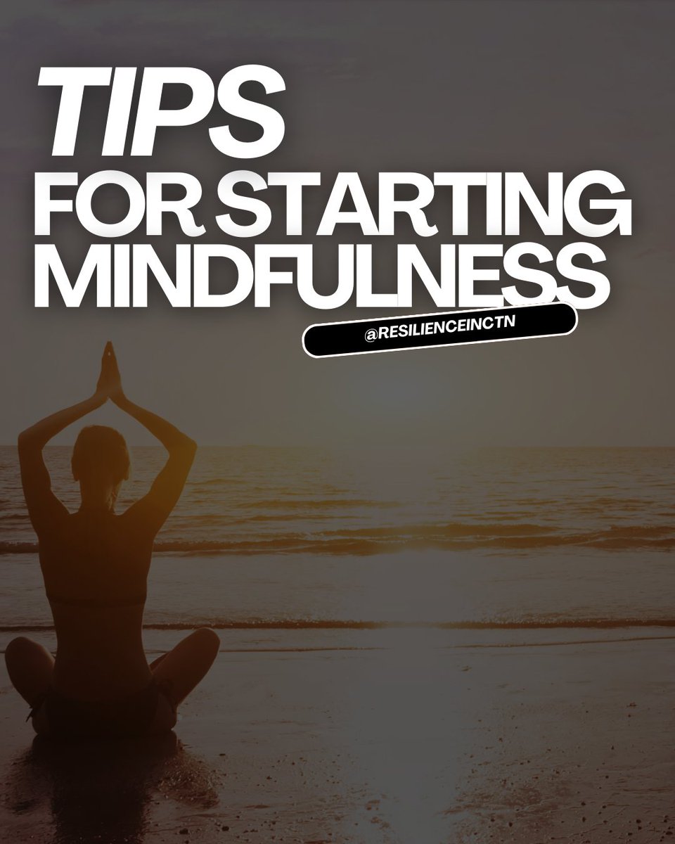 ResilienceIncTN's tweet photo. A mindful life is a peaceful life. Check out these tips for getting started with mindfulness! Which tip will you try today? 👇 

https://t.co/59yJtkLXcs

#mindfulnessmatters #bepresent #innerpeace https://t.co/9crQHDSBZ8