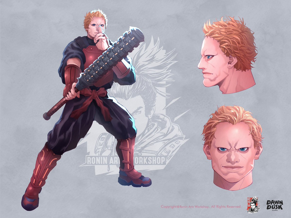 WSepriedi's tweet image. Fun commission for @RAW_RoninArts  Meet Bert &amp;amp; Matos, the badass ronin duo. #RoninVibes #ConceptArt #Samurai