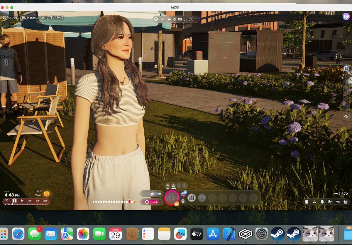 simmerRalph's tweet image. I played for 10 hours and barely scratched the surface The possibilities are endless, but the game isn't optimized well enough to run smoothly via Crossover on macOS 
Also Dowon is lighter than Blissbay. Super cute and promising! #inZOI