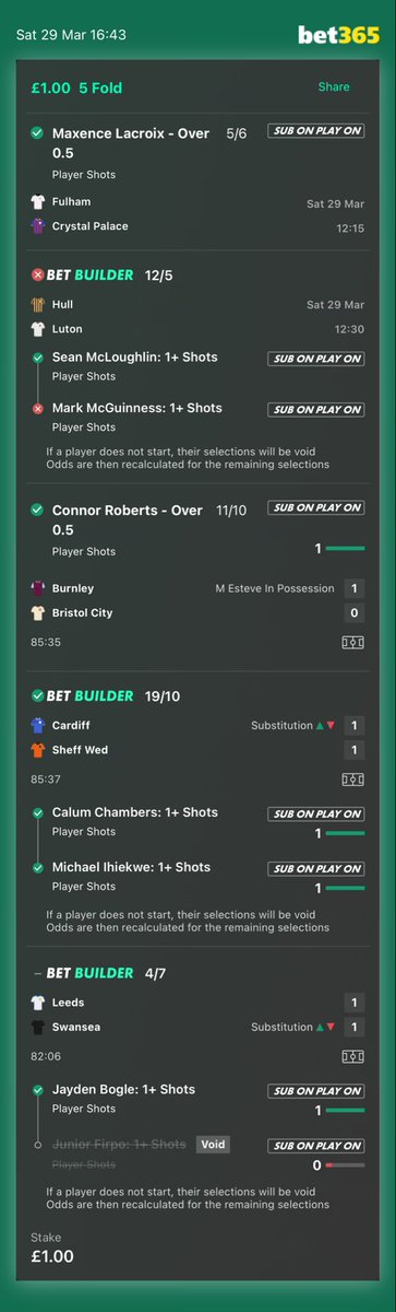 Always one 😂

Annoyingly McGuinness as well who's usually good for winning a header in the box!

18+ gambleaware