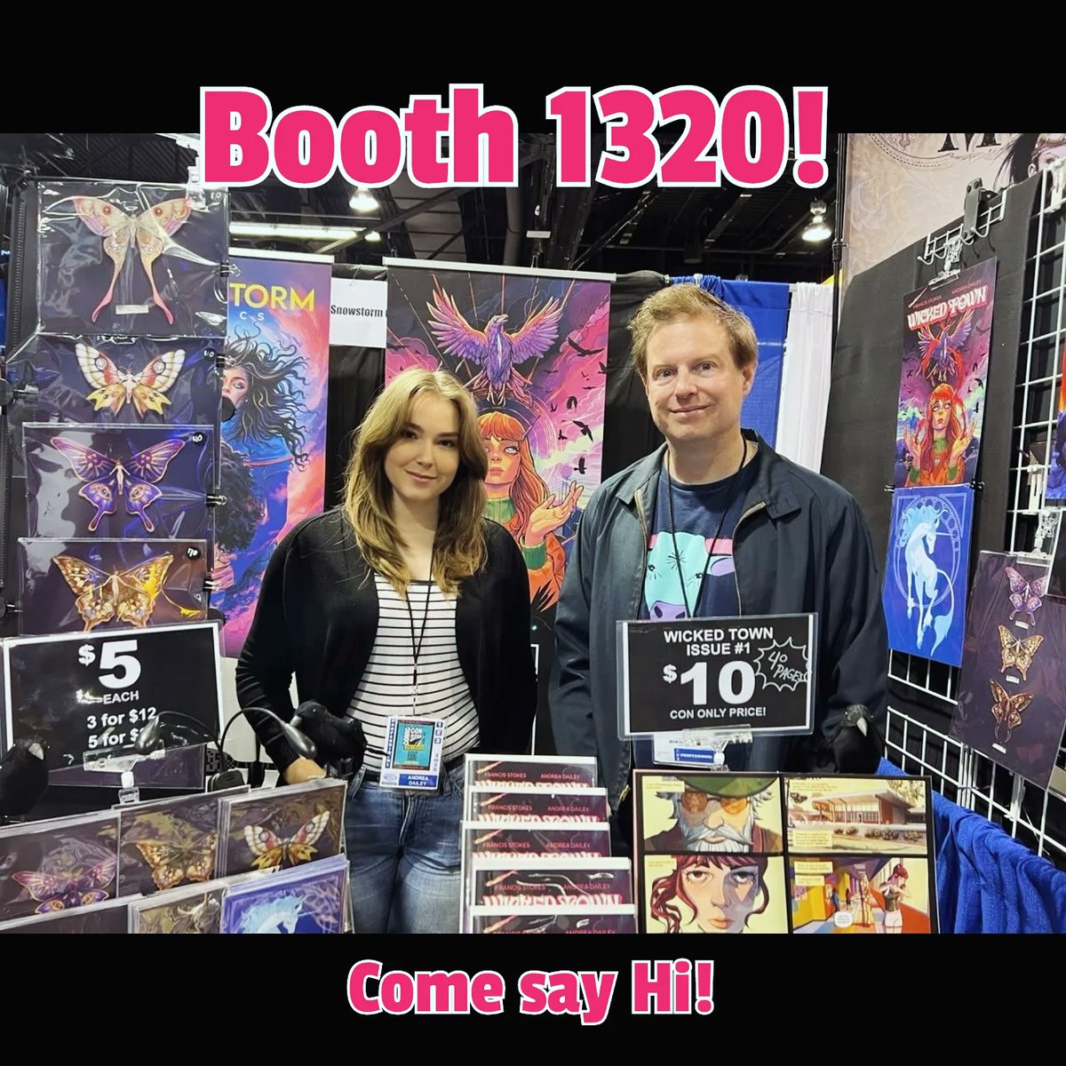 daileyart's tweet image. I'm having an absolute BLAST at #WonderCon this weekend! Please stop by and say hi if you're around! This is my first time ever selling at a convention!