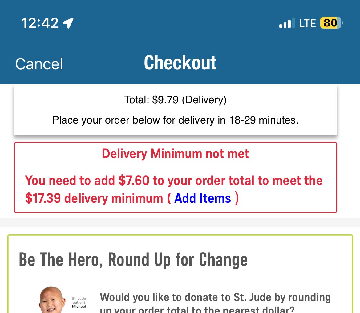 Goddess_5678's tweet photo. @dominos you guys gave me a free pizza because my last order took too long, but I have to spend a minimum of $17.39 in order to receive it? Thats not what the email states. This store is always doing something janky🤦🏼‍♀️ https://t.co/mbjFl78bpb