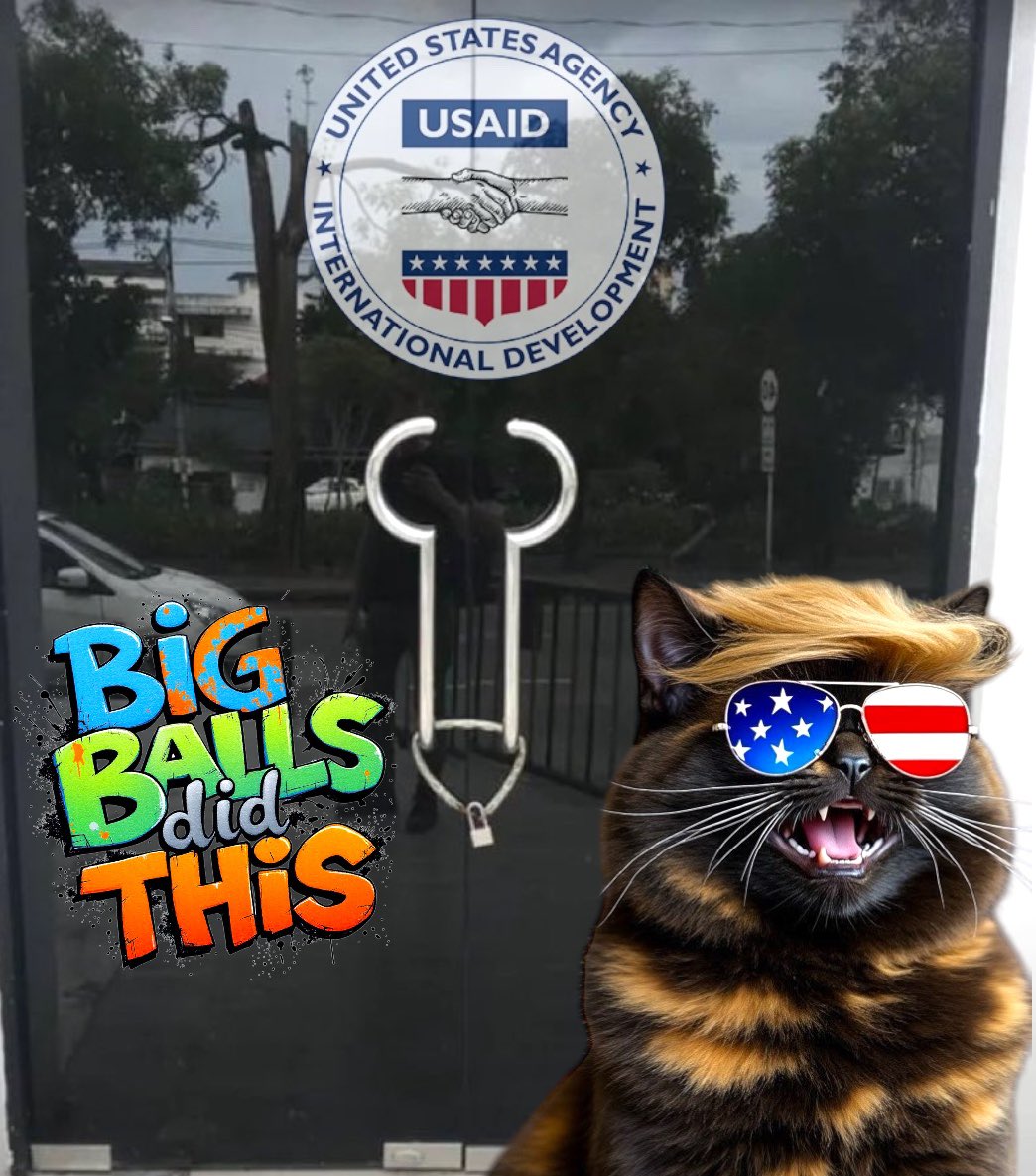 TrumpCatLeader's tweet photo. BREAKING: Itโs CATURDAY and the State Department says itโs officially shutting down USAID! ๐ฑ๐ฅ
Finallyโno more funding woke litter boxes overseas!
While Dem cats cry, Republican lions ROAR for AMERICA FIRST! #ifab
#TrumpCatLeader #Caturday #MAGA #ByeUSAID #AmericaFirst
@SavedSinner2022
@Genjames157
@oldnpissedoff
@BassJim95708
@MARINFILM #TrumpCatLeader
@WilliamAlbrech
@namnam2c
@DebbieS0830
@beachgrrl2022
@EvilBunnay
@MAGA_Doog
@mil_vet17
@MyLifeFlashed
@happymagawife
@1105mcva
@bill_mccrohan
@TheStatistQuo
@MrsZMBA
@MrDeanCook
@MHuitfeldt35830
@TheDallasMalloy
@StephGenX7189
@ruggiere_l
@awtberry
@QuestaoOficialX
@TexasRepublic71
@otto_tenet
@jobzachariah
@xdeborahx
@Dream0nMe