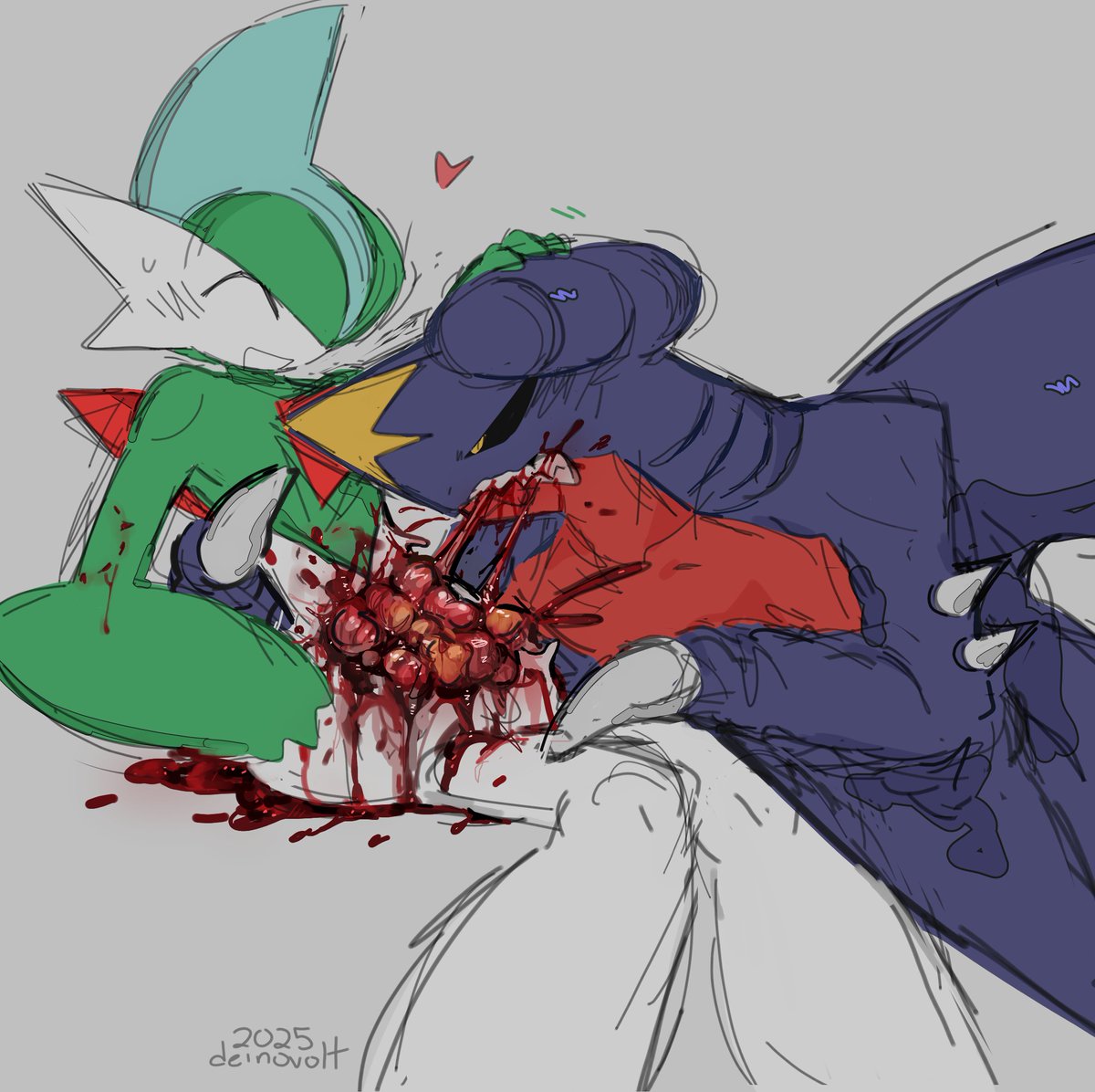 cw; gore
#gallchomp this is just for fun not canon bleh