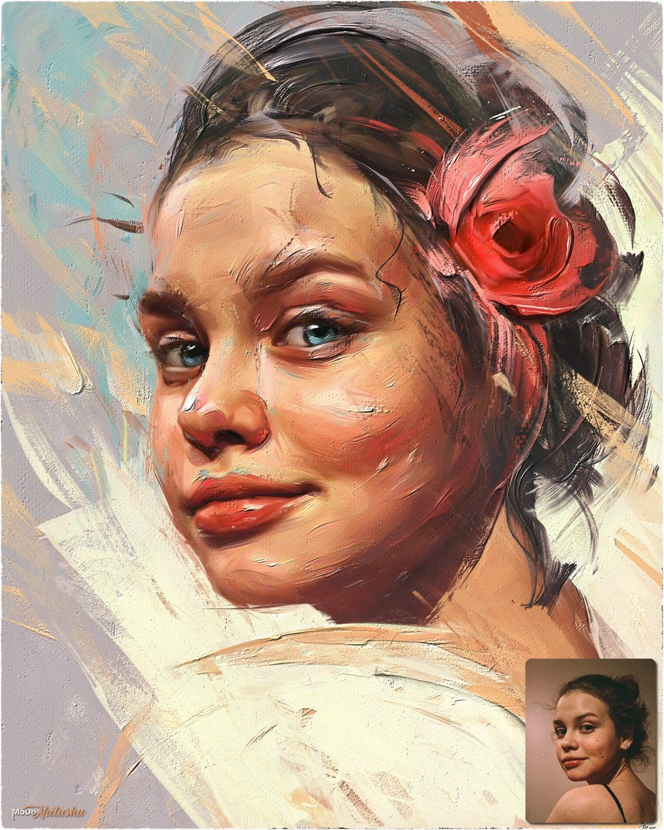 'Natasha' | MoDo Thick Paint