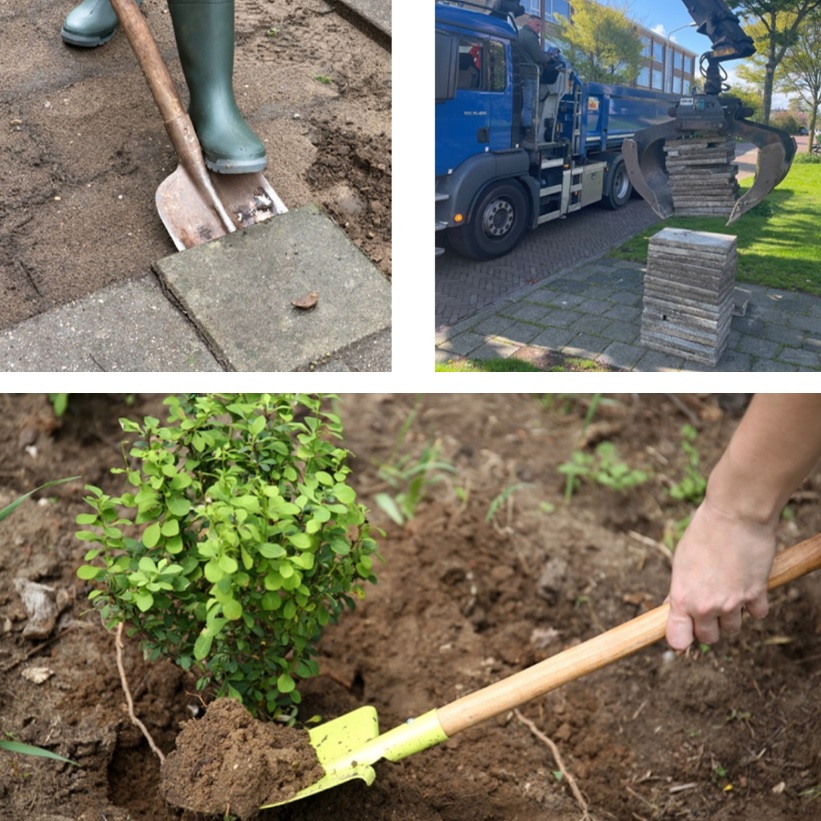 Goed nieuws voor iedereen die aan de slag gaat in de tuin: de TegelTaxi gaat weer rijden! Vanaf 2 april kun je hem bestellen via onze website. De TegelTaxi haalt de tegels die je zelf hebt verwijderd uit je tuin, gratis bij je op.  bit.ly/3E0isWe