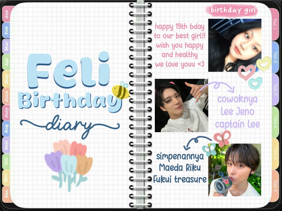 “ 𝐅eli birthday 𝓭𝓲𝓪𝓻𝔂 ”
dedicated for ꒰ <a href="/leenorikuri/">𝙛𝙚𝙡𝙞 ★</a> ꒱♡

                          𝐎pen me !