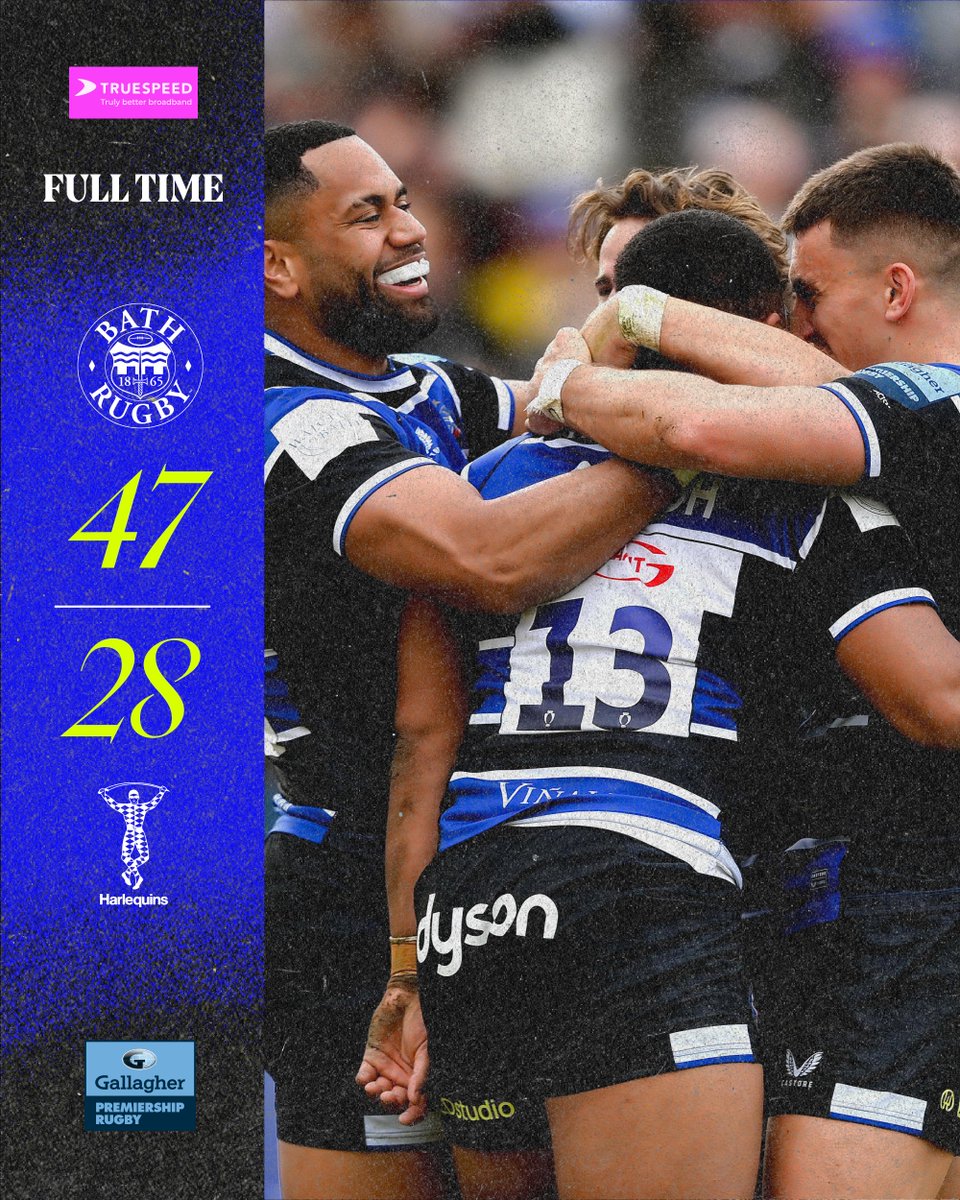 BathRugby's tweet photo. 11-try thriller at The Rec! 😮‍💨

🤝 @theTRUESPEED https://t.co/IkgRPqRtiw
