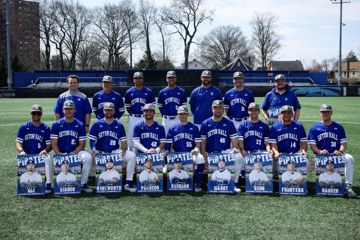 Seton Hall University Baseball (@shubaseball) on Twitter photo Thank you, seniors π«‘ π΄ββ οΈ 
#NeverLoseYourHustle Thank you, seniors π«‘ π΄ββ οΈ 
#NeverLoseYourHustle