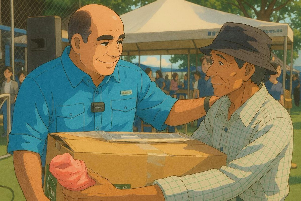 GustavoBarquetM's tweet image. Hoy estoy modo animado, sumándome a la tendencia del Studio Ghibli, con todo lo que soy: Alcalde, padre de familia y apasionado por el campo.
Feliz fin de semana 🥳