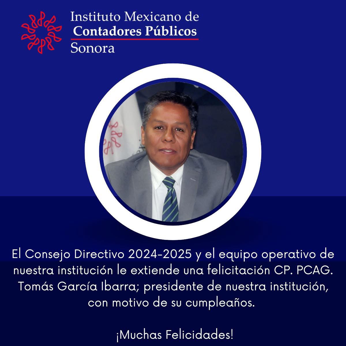 ¡𝐌𝐮𝐲 𝐟𝐞𝐥𝐢𝐳 𝐜𝐮𝐦𝐩𝐥𝐞𝐚𝐧̃𝐨𝐬 #presidente <a href="/CPtomasgarcia/">CP. PCCAG. Tomás García Ibarra</a> 🎂❗