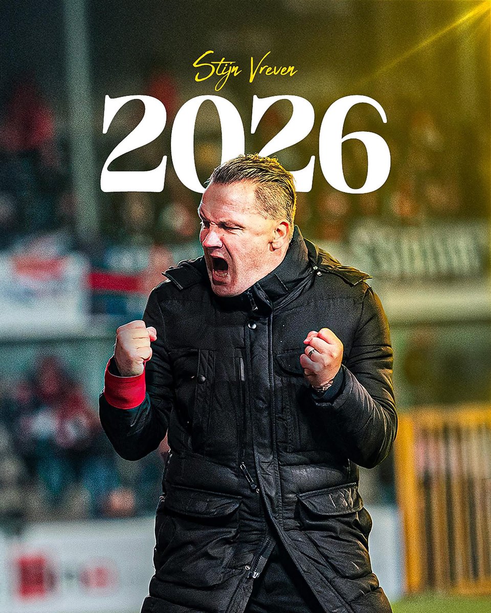 ✍️ 𝟐𝟎𝟐𝟓-𝟐𝟎𝟐𝟔 | Stijn Vreven en Sporting Lokeren bereikten een overeenkomst voor een verlengde samenwerking. Onze T1 blijft ook volgend seizoen op post! 🤩 

🔗 sporting.be/stijn-vreven-b…