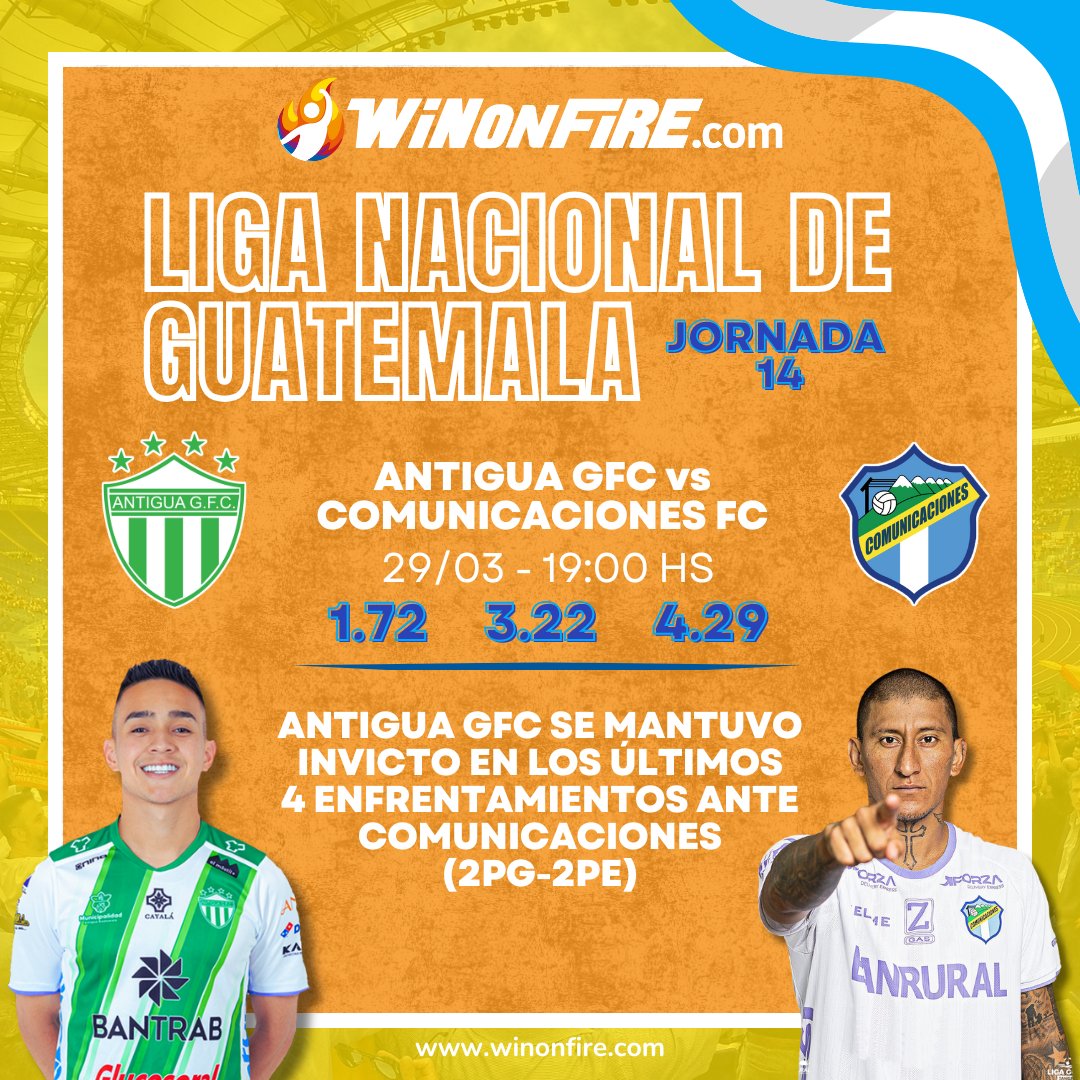 Se juega la Jornada 14 en #LigaNacionalGT 🇬🇹

¿Ya tienes tu pronóstico? Apuesta y diviértete en WinOnFire ➡️ bit.ly/winonfire 🔥