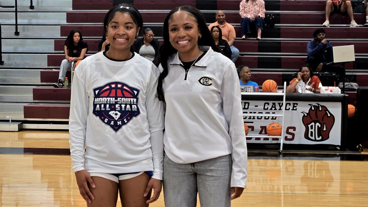 LouatTheState's tweet photo. Area players on North squad
Destinee Tiller @eauclairerocks 
Morgan Champion 
@CamdenGBB https://t.co/kZIzlSwJwu