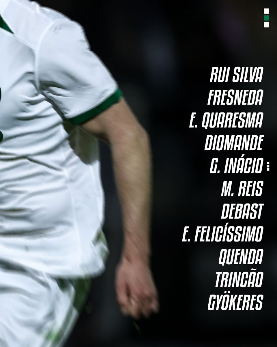 📋 𝑻𝑬𝑨𝑴 𝑼𝑷𝑫𝑨𝑻𝑬: aqui está o nosso 1️⃣1️⃣ inicial para hoje! #CFEASCP