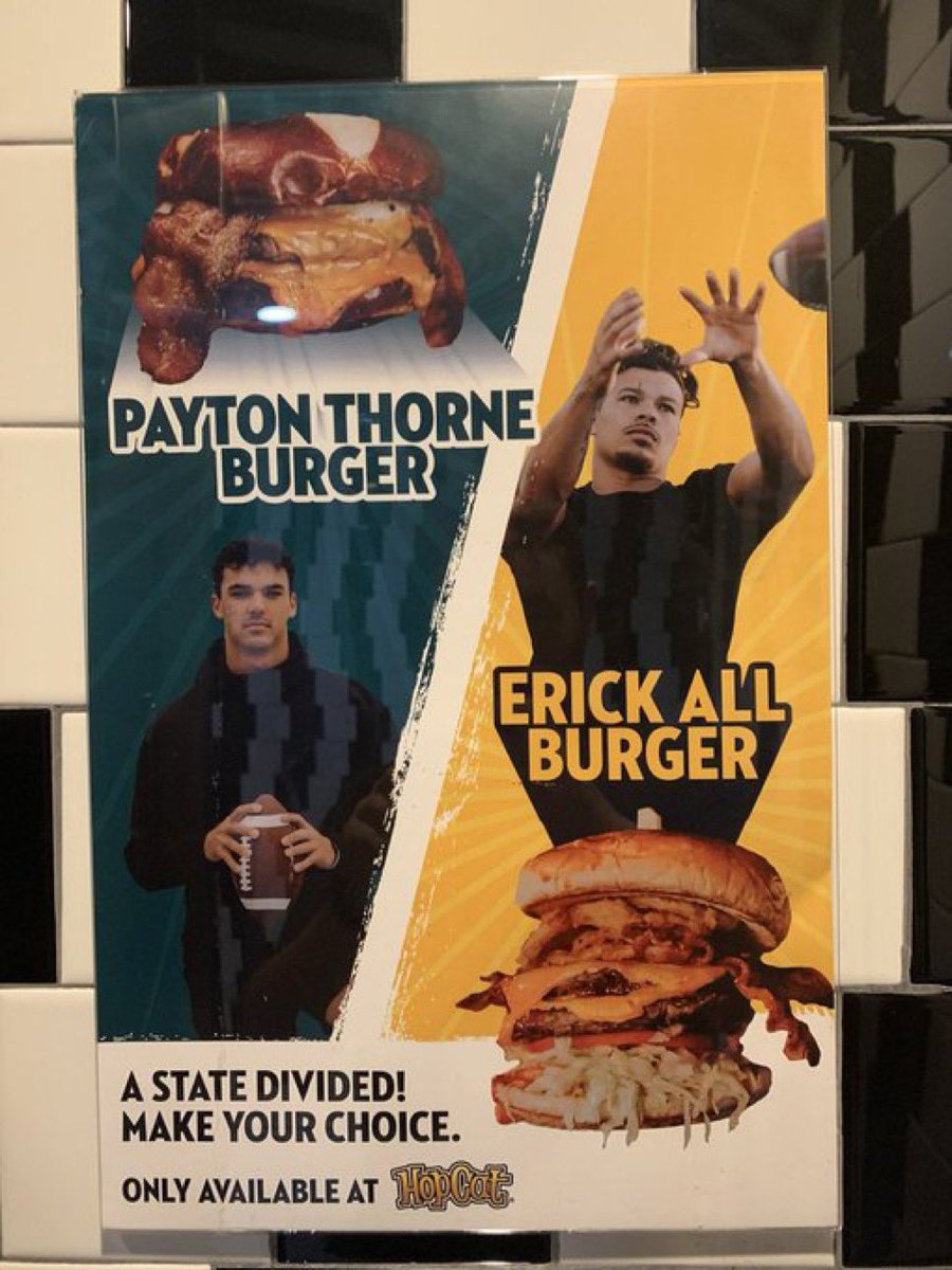 Clapped_Dre's tweet photo. MSU-Auburn. Winner owns the rights to the #ThorneBurger https://t.co/TpgM6r6xyy