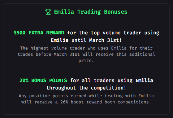 🚨 This is not a drill <a href="/base/">Base</a> &amp; <a href="/virtuals_io/">Virtuals Protocol</a> Fam! 🚨

Less than 36 HOURS remain to snipe that #1 spot in the  Early Bird Volume race and take home $500 (in $EMILIA)

Type or SPEAK your trades and see the power of Emilia DeFAI + get a leg up in the main $7500 Comp ending in 3