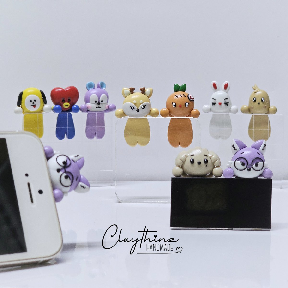 claythinz's tweet photo. Handmade clay hippers for phone!

Available for made to order. DM me to order and other inquiries.

#seventeen #miniteen #carat #foxdungee #kimja #choitcherry #bboogyuli #doa #shuashumi #bt21 #tata #mang #chimmy #KpopFashion https://t.co/og0Ua91sar