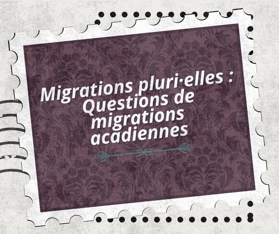 Joignez-vous à nous pour le vernissage de l’exposition « Migrations pluri·elles : Questions de migrations acadiennes ». Le vernissage se tiendra de 17 h à 19 h le 3 avril 2025 au Musée acadien de l'Université de Moncton. Bienvenue à toustes !