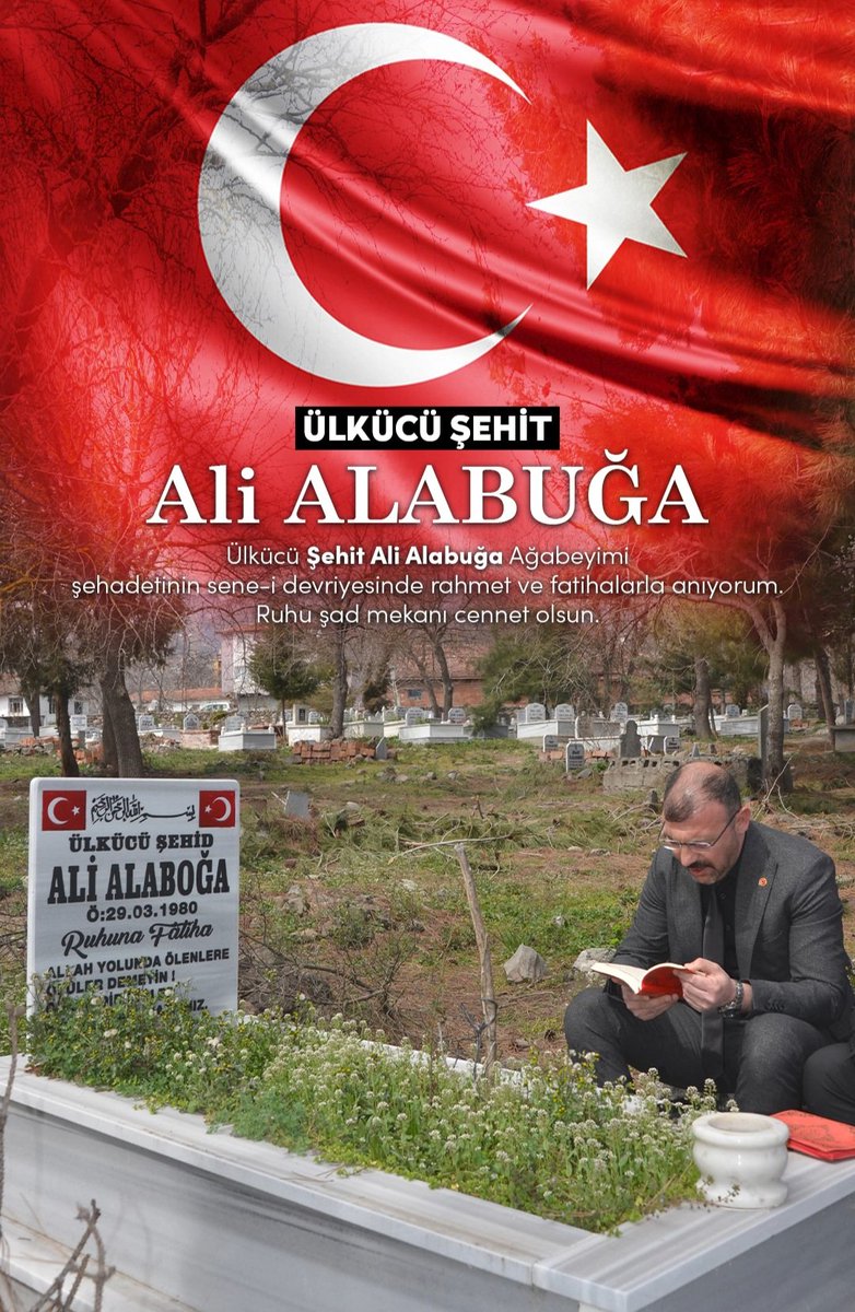 Ülkücü Şehit Ali Alabuğa Ağabeyimi şehadetinin sene-i devriyesinde rahmet ve fatihalarla anıyorum.

Ruhu şad mekanı cennet olsun.