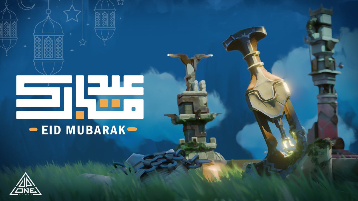 UpOneGames's tweet image. Eid Mubarak! ✨ Wishing you joy, prosperity, and epic adventures this Eid!

Happy Eid from all of us at Up One Games!

#EidMubarak #HappyEid #GameDev #IndieGame #BarqansTreasure #GamingCommunity