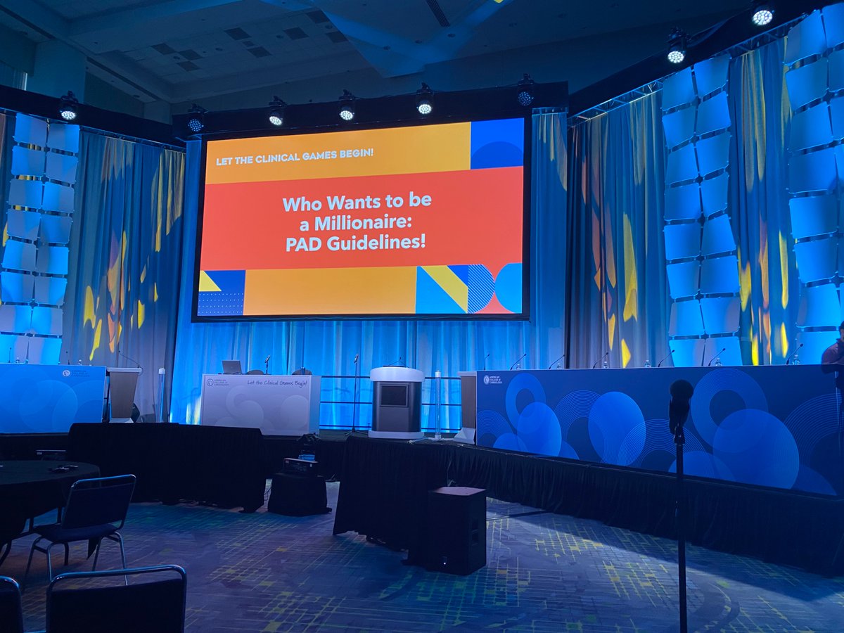 Esther Kim (@esthershkimmd) on Twitter photo Run, don’t walk, to Who Wants to be a Millionaire-PAD Guidelines Edition! State ACC FITs compete for prizes & bragging rights & teach us PAD care along the way. See you in S406 1:30pm sharp today (Sat)! #ACC.25 #PVD #PAD <a href="/NicoleLohrMD/">Nicole Lohr, MD, PhD</a> <a href="/heatherlgornik/">Heather L Gornik</a> <a href="/herbaronowMD/">herbaronowMD</a> <a href="/DrAmyPollak/">Amy West Pollak MD</a> Run, don’t walk, to Who Wants to be a Millionaire-PAD Guidelines Edition! State ACC FITs compete for prizes & bragging rights & teach us PAD care along the way. See you in S406 1:30pm sharp today (Sat)! #ACC.25 #PVD #PAD <a href="/NicoleLohrMD/">Nicole Lohr, MD, PhD</a> <a href="/heatherlgornik/">Heather L Gornik</a> <a href="/herbaronowMD/">herbaronowMD</a> <a href="/DrAmyPollak/">Amy West Pollak MD</a>