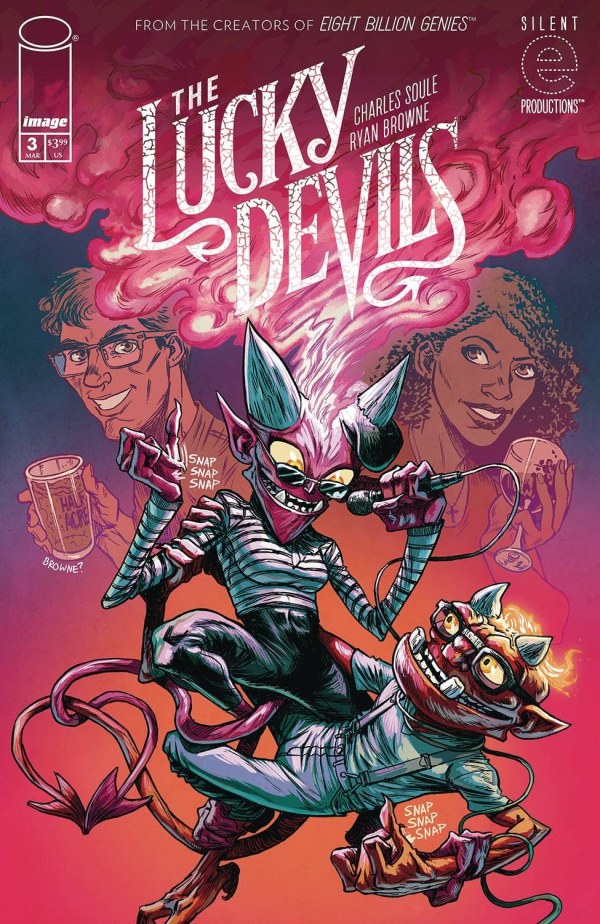 Beyond Tomorrow Comics (@beytomcomics) on Twitter photo LEVEL 3, GLUTTONY! Cam and Starr have seen their lives improved by leagues since working together with their shoulder devils, but with increased success comes increased temptations! Also, some demons make out at a beatnik bar! THE LUCKY DEVILS #3 by <a href="/RyanBrowneArt/">Ryan Browne?</a> & <a href="/CharlesSoule/">Charles Soule</a> LEVEL 3, GLUTTONY! Cam and Starr have seen their lives improved by leagues since working together with their shoulder devils, but with increased success comes increased temptations! Also, some demons make out at a beatnik bar! THE LUCKY DEVILS #3 by <a href="/RyanBrowneArt/">Ryan Browne?</a> & <a href="/CharlesSoule/">Charles Soule</a>