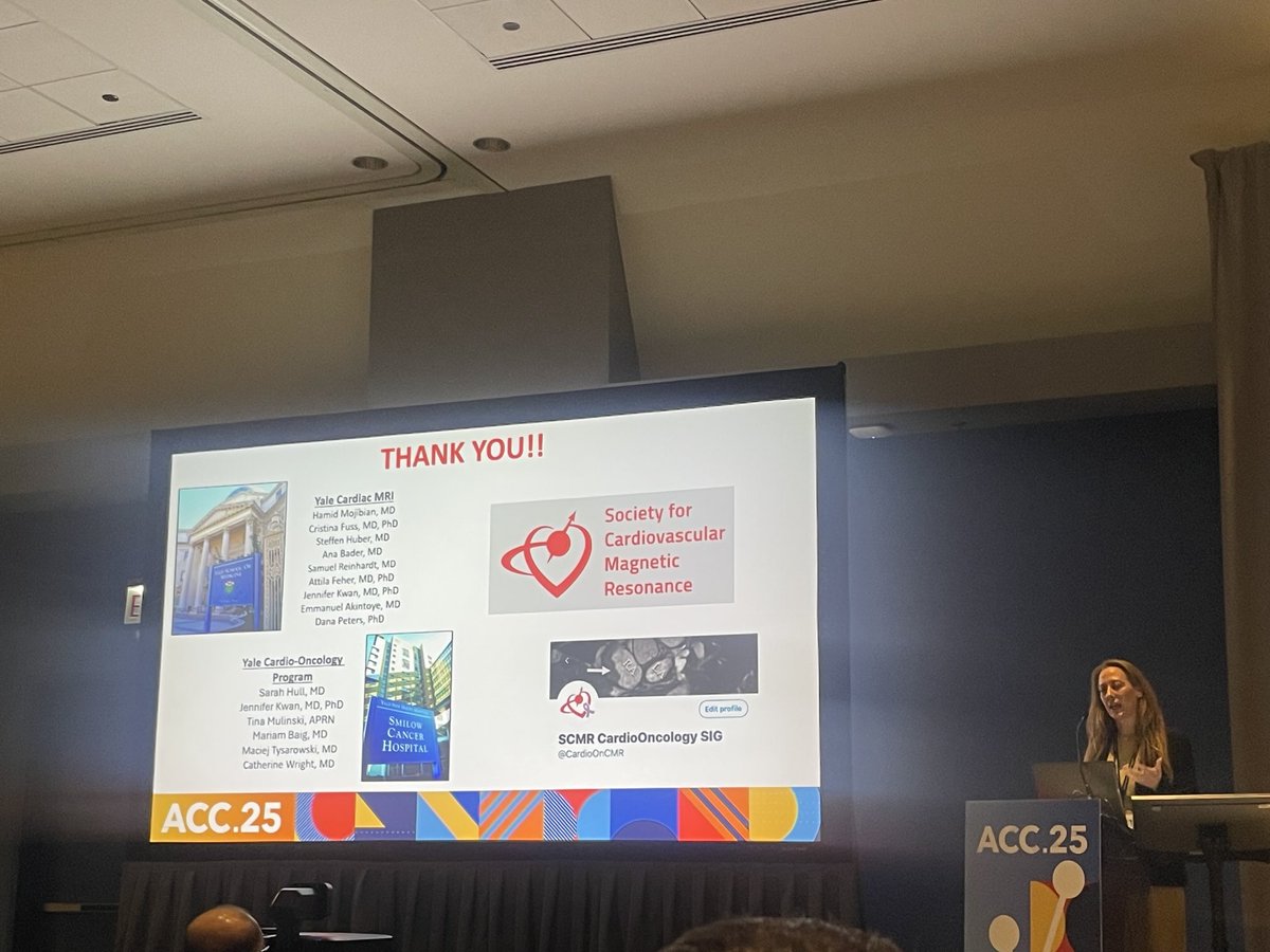 hull_md's tweet image. Fantastic overview by my colleague Dr. Lauren Baldassarre @CardioOnc_MR_CT on CMR in cardio-oncology @ACCinTouch #ACC25 @YaleCardiology @YaleMed