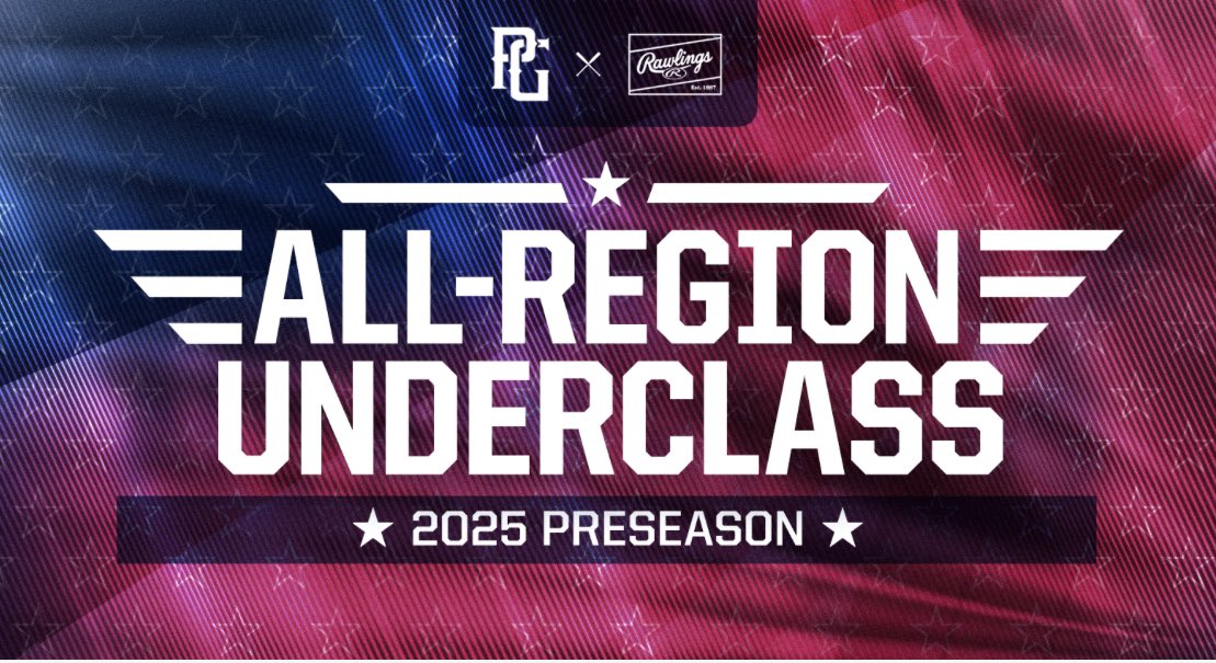 Rawlings x Perfect Game 2025 Preseason Underclass All-Region (California) Team

•1st Team: James Tronstein

•2nd Team: Evan Alexander

•Honorable Mention: Asher Bunnin, Michael Gonzales, Justin Kirchner, Ethan Price, Drew Rico, James Venick
