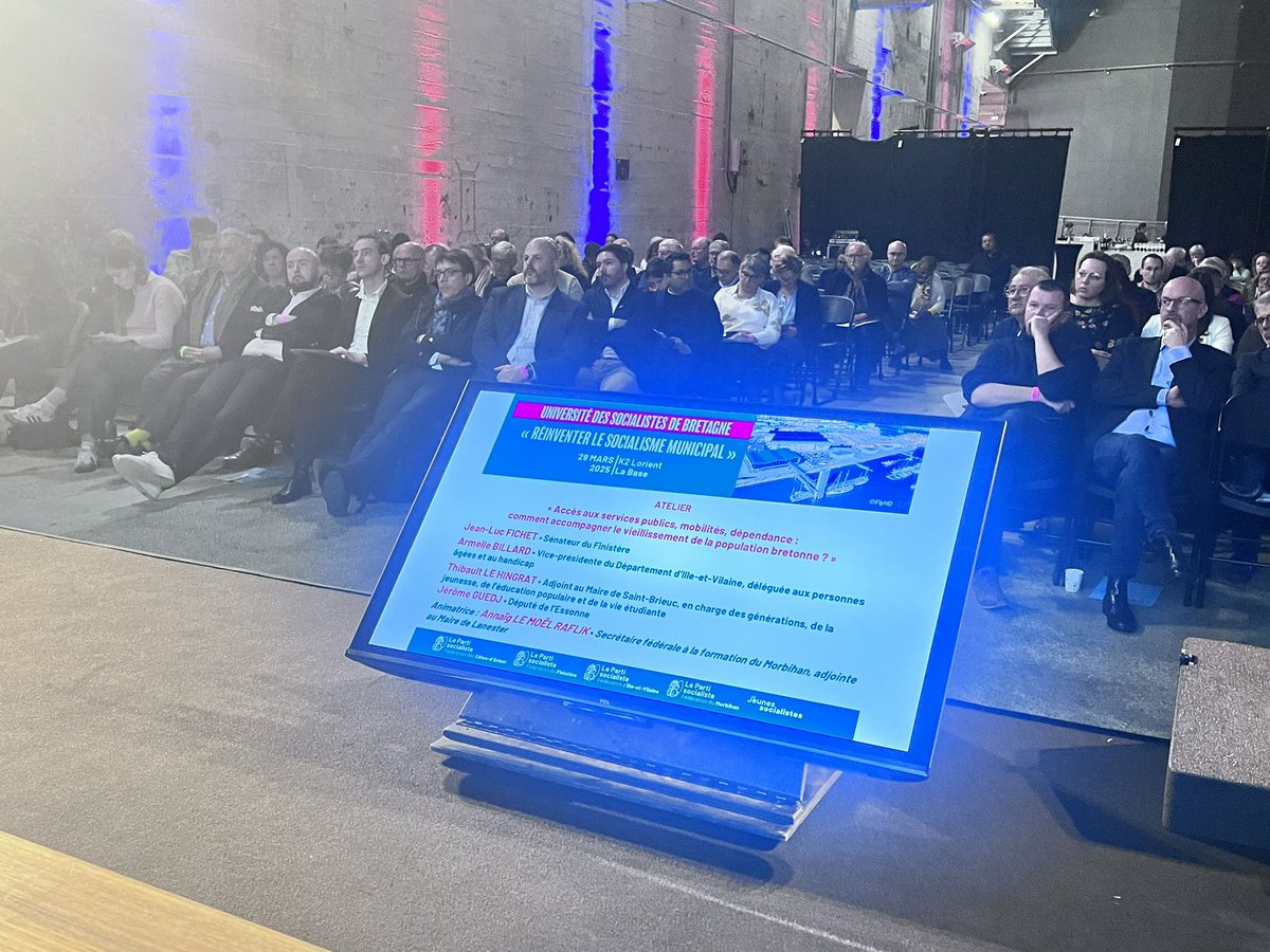 Merci aux socialistes bretons <a href="/PS_Morbihan/">Parti Socialiste #56 🌹🐝 🇪🇺</a> <a href="/fede_PS29/">Les socialistes du Finistère</a> <a href="/Socialistes22/">PS Côtes d'Armor</a> <a href="/socialiste35/">Parti Socialiste 35 🌹🇪🇺</a> pour leur accueil chaleureux et cette journée de travail.