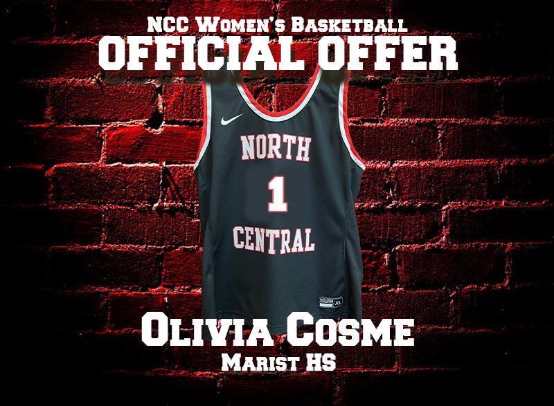 Livi Cosme (olivia) (@cosme_olivia2) on Twitter photo So grateful to receive my first offer from <a href="/NCCWBB/">North Central Women’s Basketball</a>!!thank you <a href="/NCCmccloskeybax/">Coach McCloskey-Bax</a> for everything! <a href="/MaristGBB/">Marist Girls Bball</a> <a href="/eba_ice/">EBA ICE</a> So grateful to receive my first offer from <a href="/NCCWBB/">North Central Women’s Basketball</a>!!thank you <a href="/NCCmccloskeybax/">Coach McCloskey-Bax</a> for everything! <a href="/MaristGBB/">Marist Girls Bball</a> <a href="/eba_ice/">EBA ICE</a>