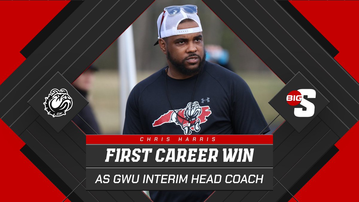 With a 14-12 defeat of Longwood on Saturday afternoon, interim head coach Chris Harris picks up his first career win with the Runnin' Bulldogs! Congrats, coach!

#SkoDawgs