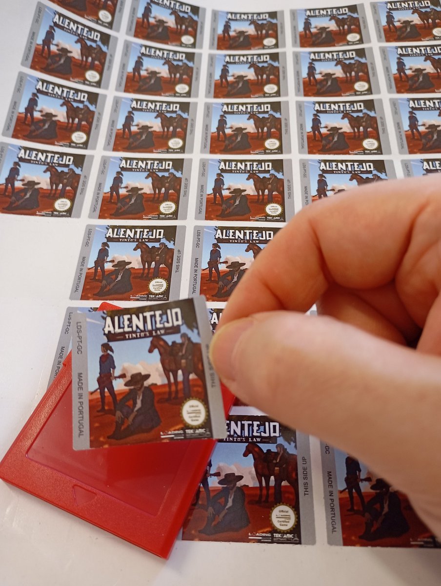 filipe_r_veiga's tweet photo. Assembling "Alentejo: Tinto's Law" physical editions is part of the fun! https://t.co/vC2NMiSt3I