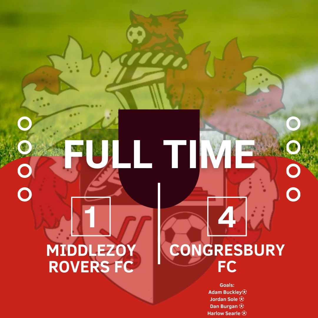 The firsts win 4-1 against <a href="/middlezoyrovers/">Middlezoy Rovers FC</a> 

Strong performance from the lads. Another three points to add to the tally! 

UTB 🔴⚫️