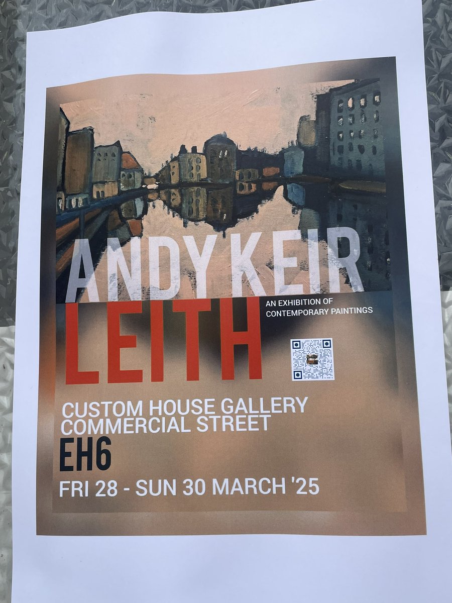 Out-and-about in Leith today. Cafes, exhibitions, galleries, markets, bookshops all nearby. Leith really has got the lot! #leith #theshore