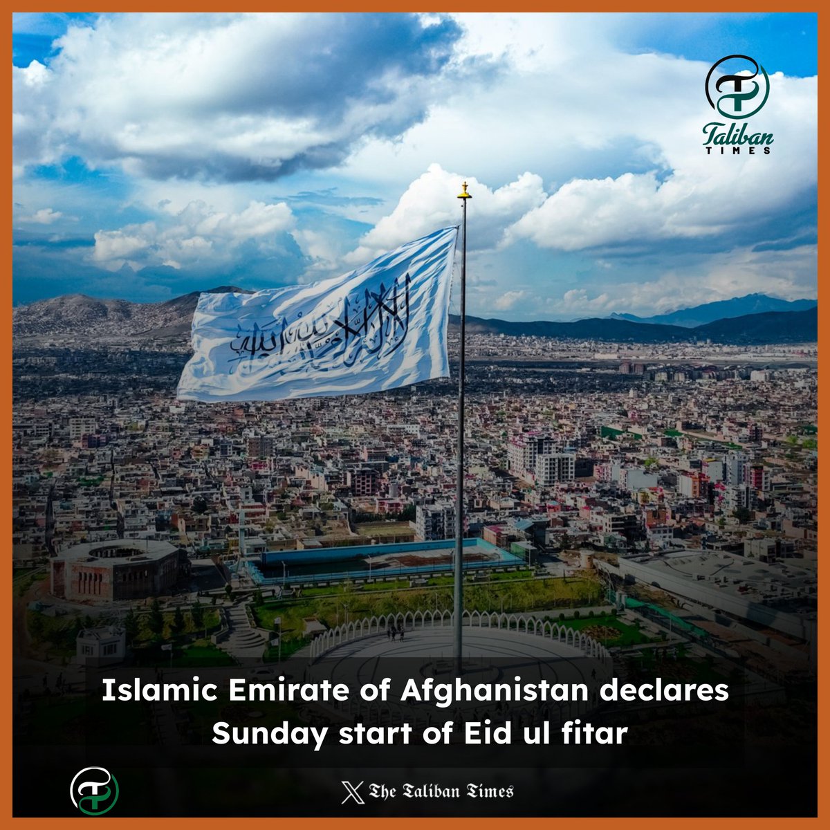 #BREAKING 
⚡️A Central Committee of the Islamic Emirate of #Afghanistan has officially announced that tomorrow, Sunday, March 30th, will mark the first day of #EidUlFitr celebrations across the country.
#Taliban_times #EidMubarak