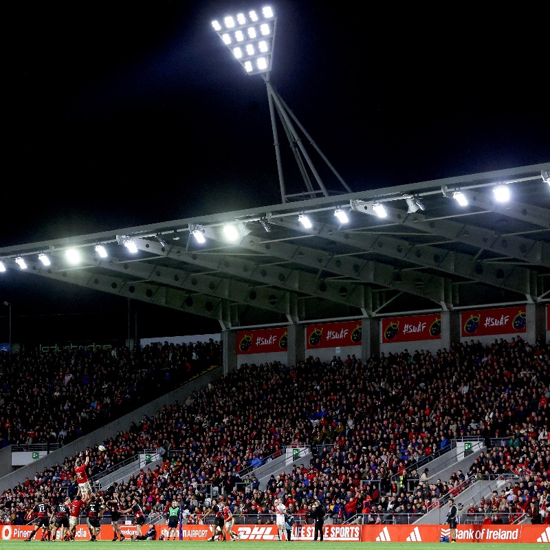 Munsterrugby's tweet photo. Munster Rugby can confirm that GAA Central Council have approved in principle the province’s application to host one EPCR Pool fixture at SuperValu Páirc Uí Chaoimh in December 2025, if the province qualifies for next season’s Investec Champions Cup. 

More info ⤵️

#SUAF 🔴