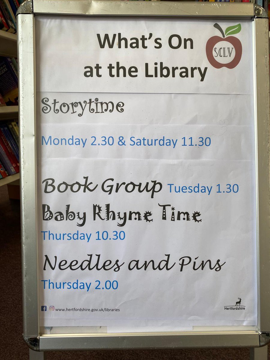 Sawbridgeworth Community Library tweet media