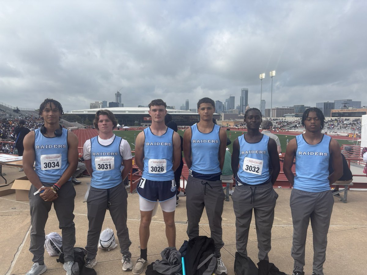 Great job by our athletes who represented West Rusk at The Texas Relays. And congrats to Brayden Wheat, Ryder Stanley and Antwan Sterling on competing for the first time at Mike A Meyers.
