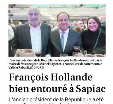 👏 <a href="/fhollande/">François Hollande</a>, vous êtes surtout entouré d’un pédocriminel sauvé par la prescription, Jean-Michel #Baylet et de <a href="/Valerie_Rabault/">Valérie Rabault 🇨🇵🇪🇺🇺🇦</a>, celle qui n’a jamais eu un mot de soutien. 
👉 Vous afficher avec un pédocriminel, c’est lui donner du crédit. 
#cachetoibaylet #disparaisbaylet
