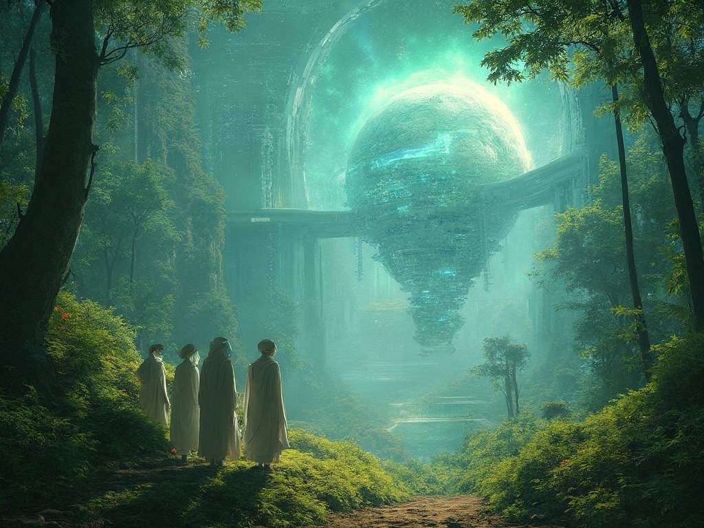 talemonks's tweet image. Nebulon embraces harmony with reforestation, floating architecture, and peace treaties. Cosmic Explorers and Pathfinders uncover ancient secrets and sustainable tech, guiding the planet&apos;s evolution. 🌍✨ #NebulonHarmony #CosmicExplorers